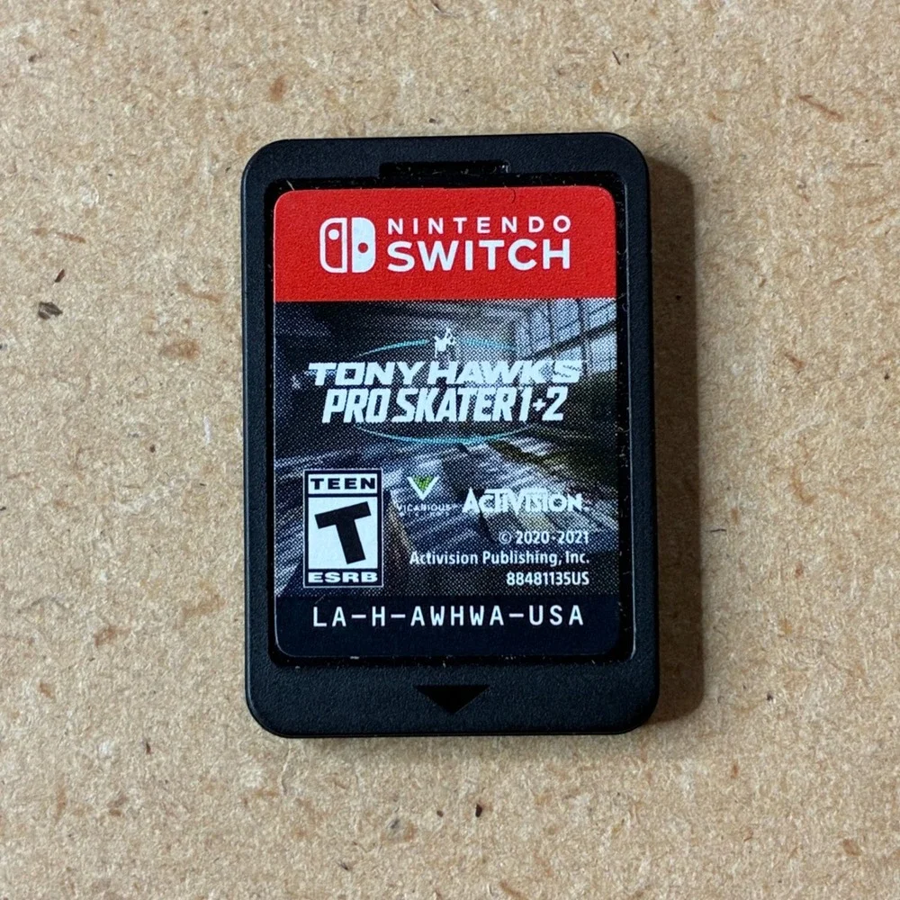 Tony Hawk's Pro Skater 1 + 2 Switch Cartridge Only Clean & Tested Activision